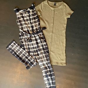 Tween bundle! Jumpsuit and ribbed dress